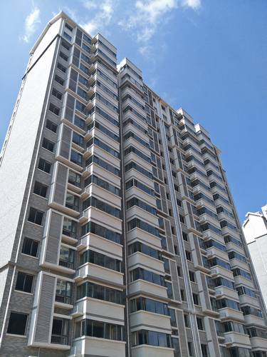 銅煤一號住宅小區(qū)牡丹園1#、2#、3#樓順利交工