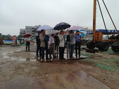 陜煤研究院副院長王蘇健一行蒞臨天工公司土建十五部檢查指導(dǎo)工作