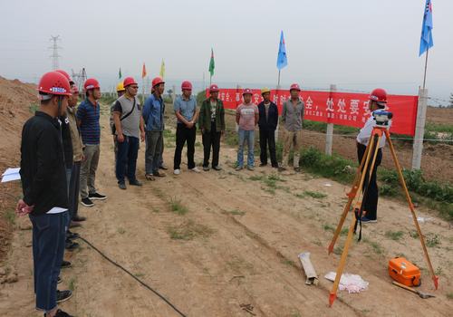 銅川210國(guó)道PPP完善項(xiàng)目服務(wù)區(qū)樁基開工