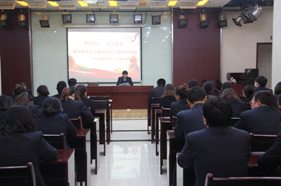 建設集團十九大宣講團走進基層單位