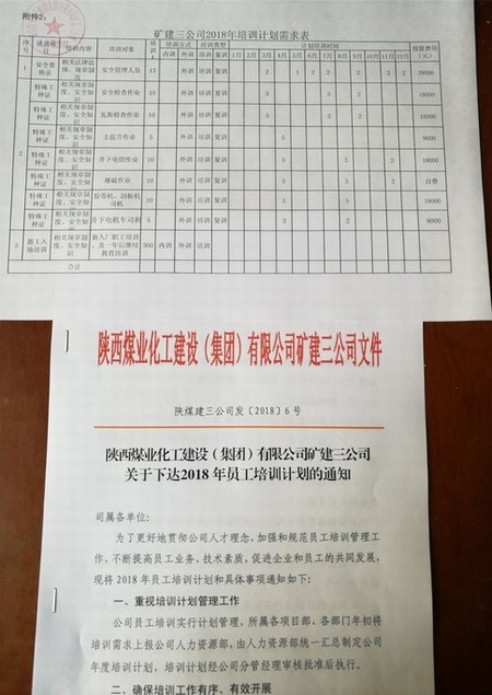 礦建三公司2018年培訓(xùn)工作有序開(kāi)展