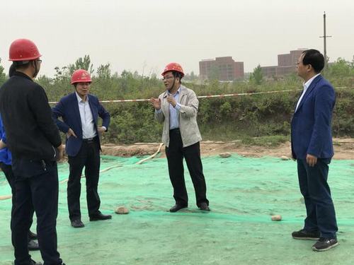 王明智蒞臨戶縣紫溝河防洪項目現(xiàn)場檢查指導(dǎo)工作