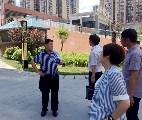 王寧一行深入陜煤建設公司江南世紀城項目檢查指導工作