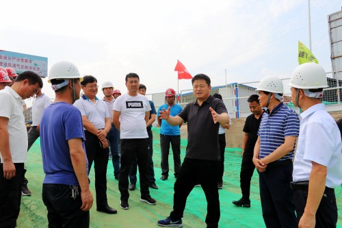 渭南市領(lǐng)導(dǎo)蒞臨渭南片區(qū)施工現(xiàn)場(chǎng)進(jìn)行調(diào)研