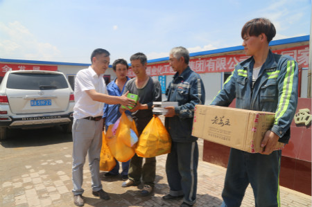 陜煤建設(shè)機電安裝公司啟動“送清涼、查隱患、保安康”活動