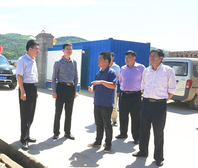 榆林市副市長(zhǎng)馬洪潮同志一行蒞臨漢中分公司吳堡橫溝溫泉項(xiàng)目視察工作