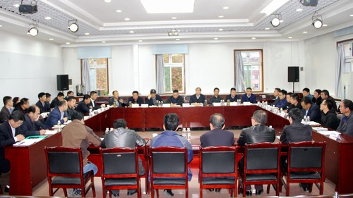 公司領(lǐng)導(dǎo)劉合理參加陜煤建設(shè)銅煤公司黨支部書記例會