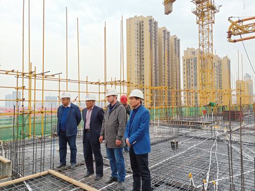 王明智深入渭南二院安置房、法檢兩院項目工地檢查指導工作