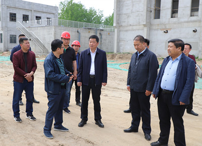 漢中市漢臺(tái)區(qū)委書(shū)記曹宇調(diào)研陜煤建設(shè)漢中分公司鋪鎮(zhèn)污水處理廠截污干管項(xiàng)目