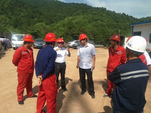 黃陵建北煤礦領(lǐng)導蒞臨陜煤建設(shè)礦建二公司建莊項目部檢查指導工作