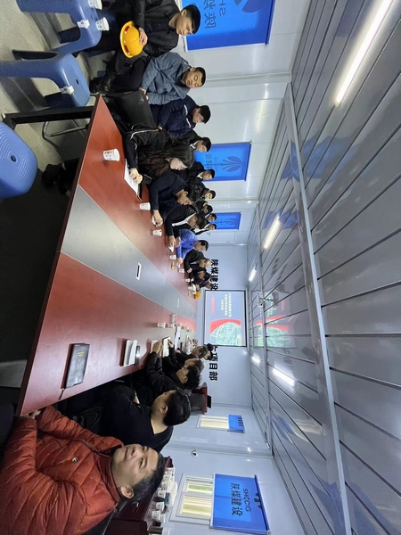 陜煤建設(shè)洗選煤運(yùn)營分公司蒞臨渭南分公司白樺林悅項(xiàng)目對(duì)標(biāo)交流