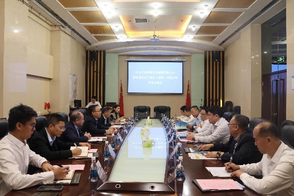 陜煤建設(shè)與中交天和機(jī)械裝備制造有限公司開(kāi)展合作交流