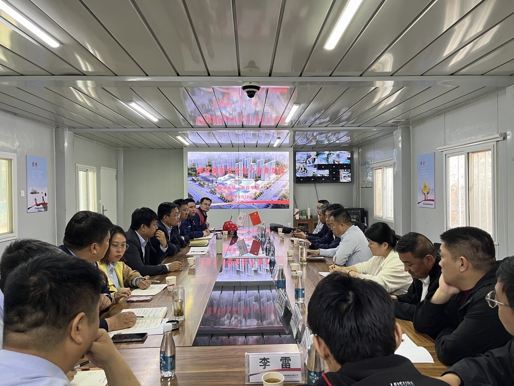 集團(tuán)領(lǐng)導(dǎo)帶隊(duì)深入所屬單位在建項(xiàng)目開(kāi)展安全生產(chǎn)互查互檢工作