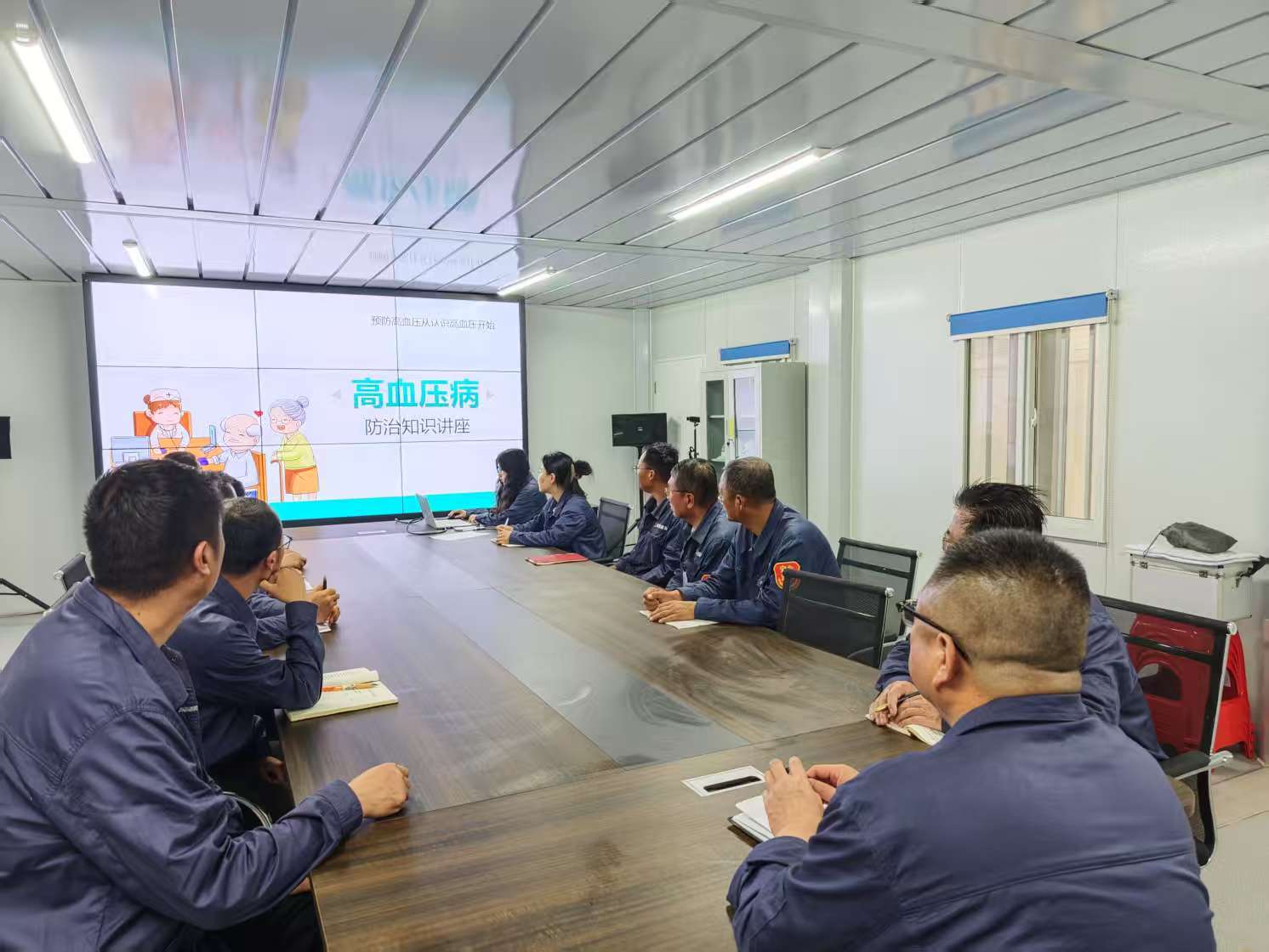 陜煤建設(shè)韓城分公司土建四項(xiàng)目部同筑健康防線，共守職工美好明天