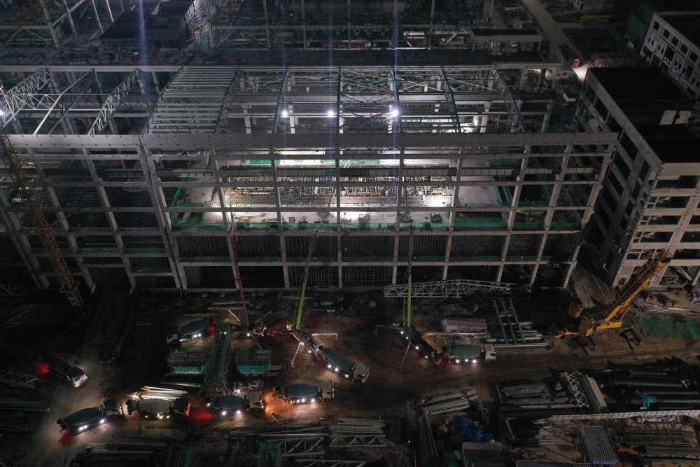 1800m3、21小時(shí) 見(jiàn)證陜煤建設(shè)黃陵電廠(chǎng)主廠(chǎng)房項(xiàng)目汽輪機(jī)建設(shè)新突破